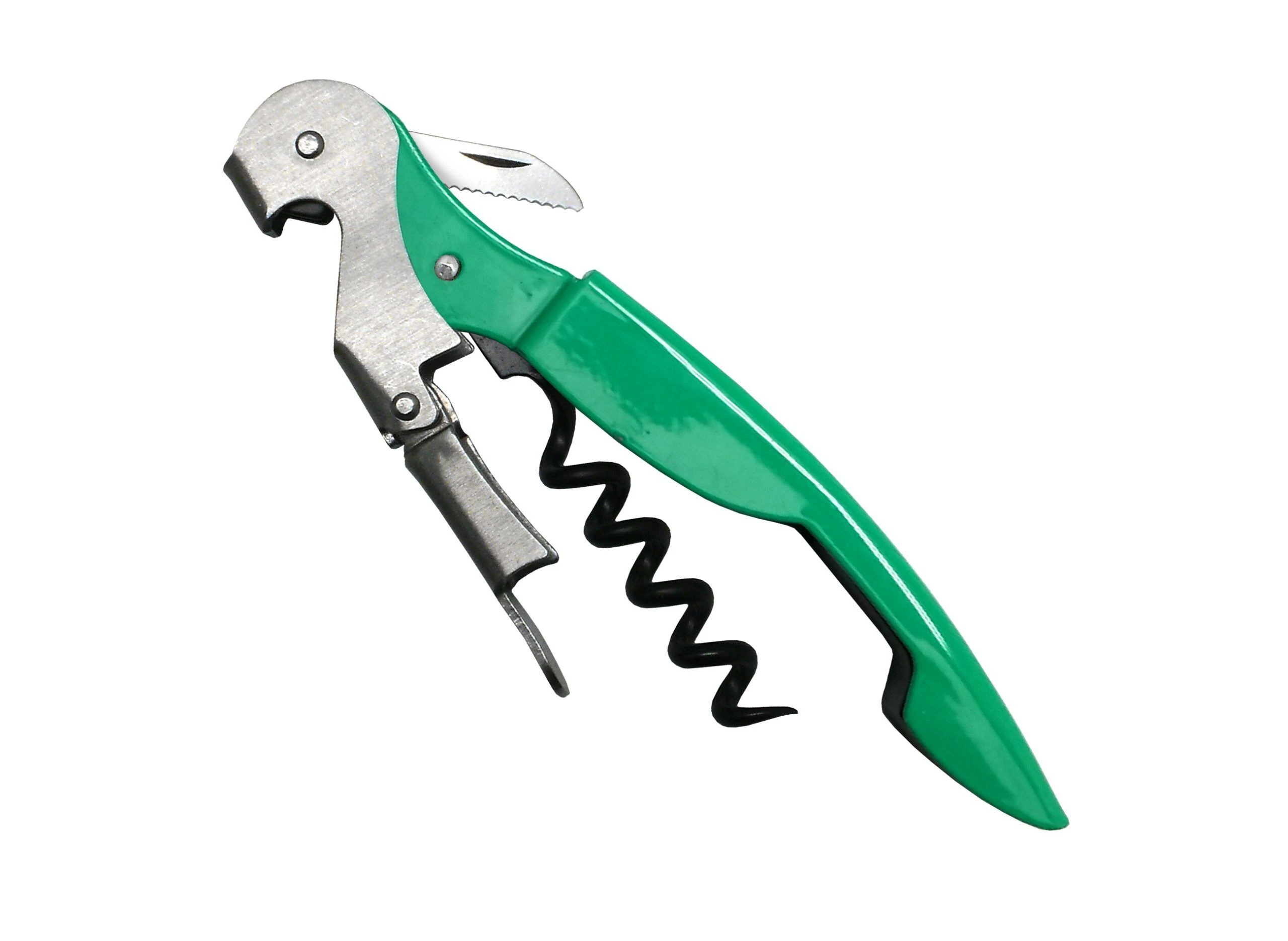 Vin Bouquet Професионален тирбушон с двоен лост  – зелен