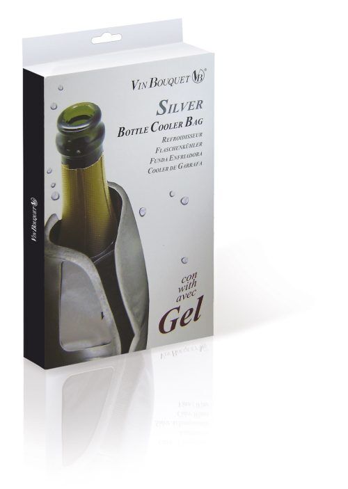 <p><strong><strong>Vin Bouquet </strong>Охладител за бутилки - SILVER<br />• Размери на опаковката: </strong>23.5 x 16 x 2 см.<br /><strong>• Тегло:</strong> 0,490 кг.<br /><strong>• Капацитет: </strong>за 1 бутилка<br /><strong>Производител: Vin Bouquet, Испания</strong></p><br />Марка: Vin Bouquet <br />Модел: VB FIE 051<br />Доставка: 2-4 работни дни<br />Гаранция: 2 години
