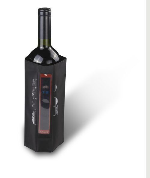<p><strong><strong>Vin Bouquet </strong>Охладител за бутилки <br />• Размери на опаковката:</strong> 18,5 x 14,7 x 2,2 см.<br /><strong>• Тегло:</strong> 0,450 кг.<br /><strong>• Подвижен лентов термометър </strong><br /><strong>• Скала с температура за сервиране на различни вина</strong><br /><strong>Производител: Vin Bouquet, Испания</strong></p><br />Марка: Vin Bouquet <br />Модел: VB FIE 108<br />Доставка: 2-4 работни дни<br />Гаранция: 2 години