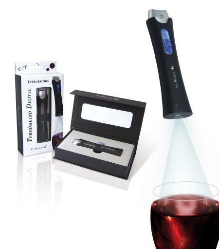 <p><strong><strong>Vin Bouquet </strong>Цифров инфрачервен термометър  <br />• Размери на опаковката:</strong> 19 x 9.5 x 3.5 см.<br /><strong>• Тегло:</strong> 0.030 кг.<br /><strong>Производител: Vin Bouquet, Испания</strong></p><br />Марка: Vin Bouquet <br />Модел: VB FIC 006<br />Доставка: 2-4 работни дни<br />Гаранция: 2 години