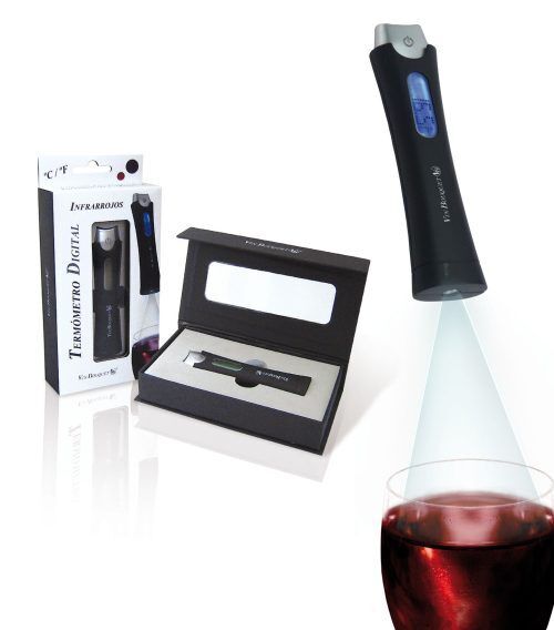 <p><strong><strong>Vin Bouquet </strong>Цифров инфрачервен термометър  <br />• Размери на опаковката:</strong> 19 x 9.5 x 3.5 см.<br /><strong>• Тегло:</strong> 0.030 кг.<br /><strong>Производител: Vin Bouquet, Испания</strong></p><br />Марка: Vin Bouquet <br />Модел: VB FIC 006<br />Доставка: 2-4 работни дни<br />Гаранция: 2 години