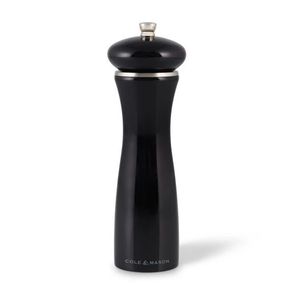 COLE&MASON Мелничка за сол “SHERWOOD BLACK GLOSS“ – 20 см. – цвят черен