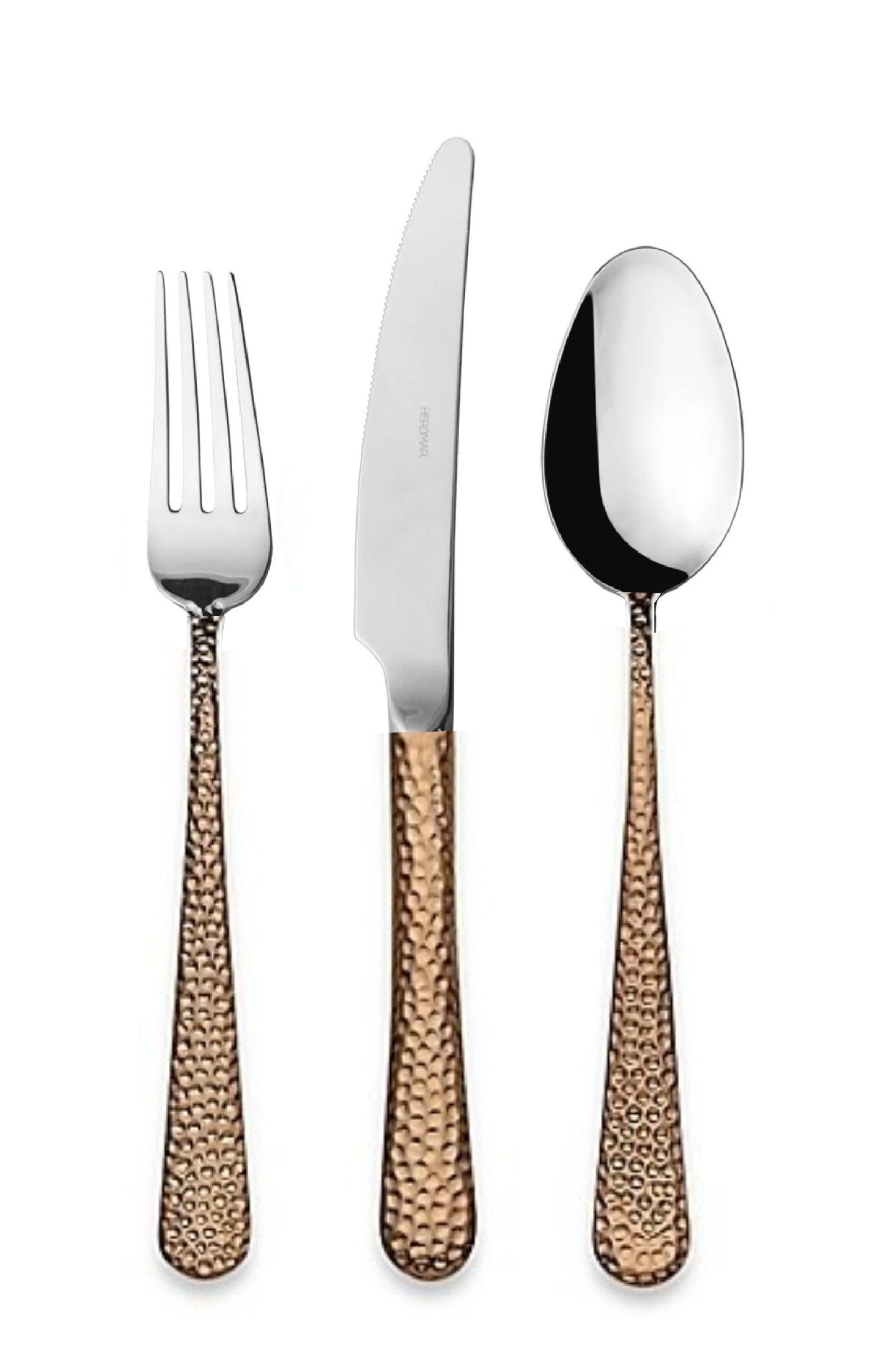 HERDMAR Комплект прибори за хранене “MONTANA“- 36 части – с позлатена дръжка