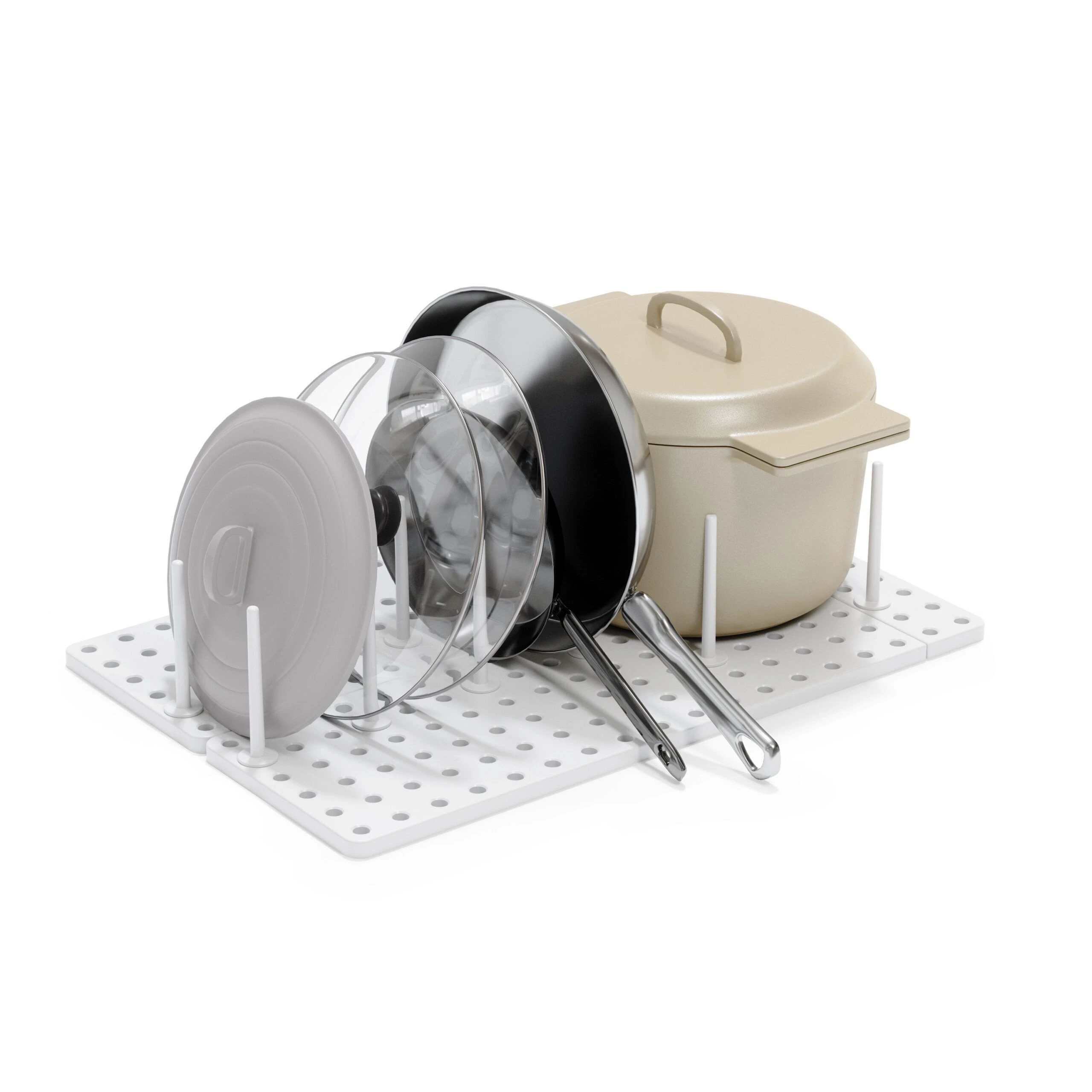 UMBRA Органайзер за съдове “PEGGY“ - бял