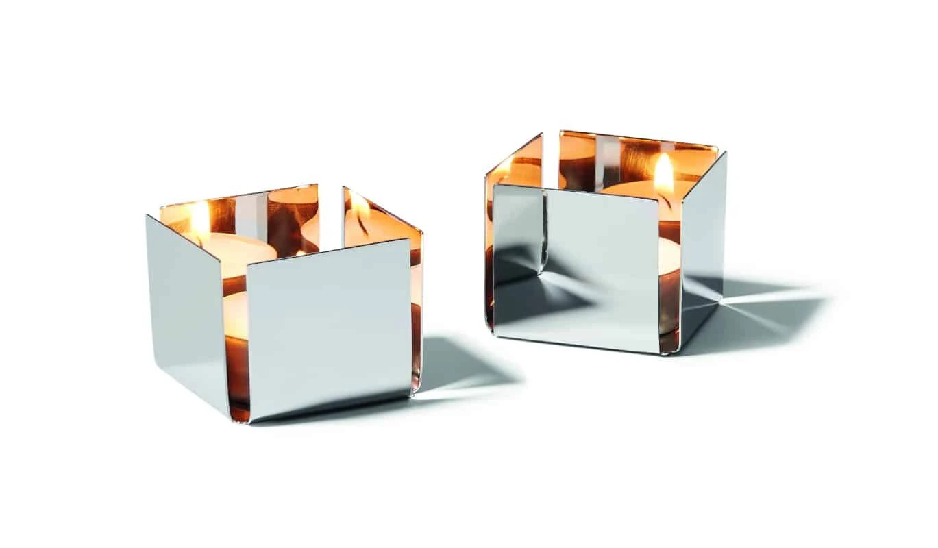 PHILIPPI Комплект 2бр свещници “PEP“- размер S