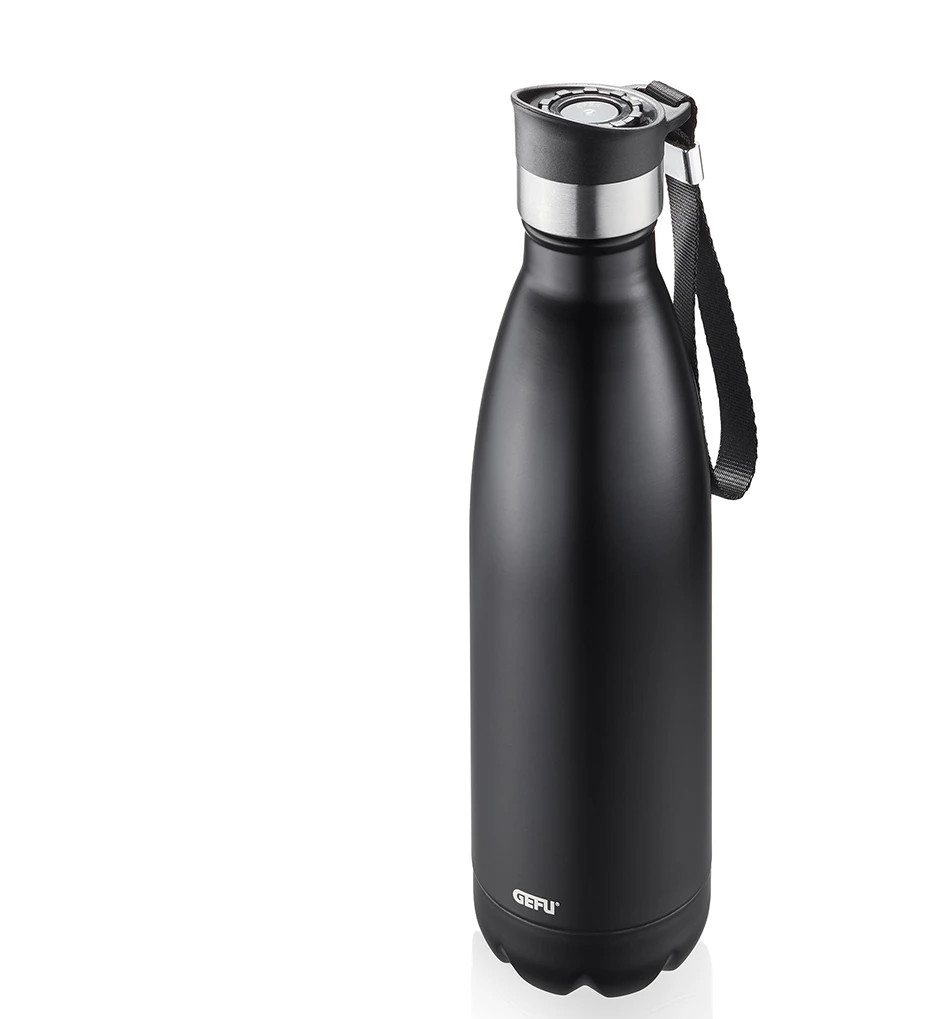 GEFU Термо бутилка “OLIMPIO“ – 500мл – черна