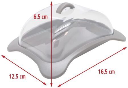 <p><strong>Nerthus Съд за масло</strong><br /><span>Размери на опаковката: 12.5 см/8 см/16.5 см.</span><br /><span>Тегло: 0.098 кг.</span><br /><span>Материал: Пластмаса<br /><strong>BPA FREE </strong></span><br /><span>Производител: </span><strong>Vin Bouquet, Испания</strong></p><br />Марка: Vin Bouquet <br />Модел: VB FIH 915<br />Доставка: 2-4 работни дни<br />Гаранция: 2 години