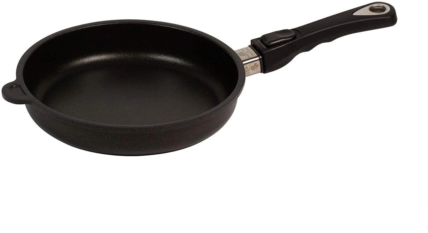 AMT Gastroguss Тиган плитък Ø 24 см, височина 5 см, с мобилна дръжка