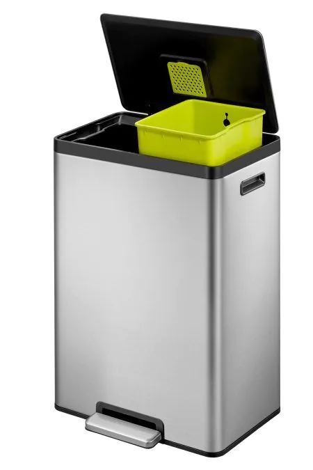 EKO Кош за разделно събиране на отпадъци с педал “ECOCASA II“ - 2 х 30 литра - мат