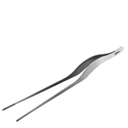 <p><span style="font-size: small;"><strong>GEFU Комплект пинсети “DUEPINZE“<br /></strong></span>• <strong>В комплекта:</strong> 2 бр пинсети<br />• <strong>Материал:</strong> висококачествена неръждаема стомана<br /> • <strong>Размери на пинсетите:</strong> <br />– пинсета за обръщане и декориране - 25 см <br />– пинсета за рибни кости - 13 см <br /> •<strong> Можете да миете в съдомиялна машина </strong><br /> <strong>Производител: GEFU / Германия</strong></p><br />Марка: GEFU - GERMANY <br />Модел: GEFU 89472<br />Доставка: 2-4 работни дни<br />Гаранция: 2 години
