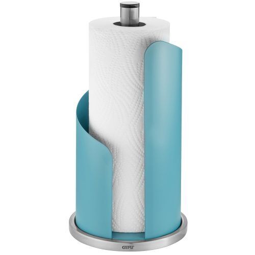 <p><span style="font-size: small;"><strong>GEFU Стоманена стойка за кухненска ролка “CURVE“<br /></strong></span><strong>• Цвят: </strong>лазурно синьо<strong><br />• За кухненски ролки с диаметър до 13 см<br /></strong><strong>• Размери: </strong>Ø15,6 х 30 см(В)<br />• <strong>Тежка и стабилна основа<br />• Не се накланя и не се плъзга<br /></strong><strong>• Материал: </strong>прахово боядисана стоманена ламарина, неръждаема стомана, пластмаса<br /><strong>Производител: GEFU / Германия</strong></p><br />Марка: GEFU - GERMANY <br />Модел: GEFU 89502<br />Доставка: 2-4 работни дни<br />Гаранция: 2 години