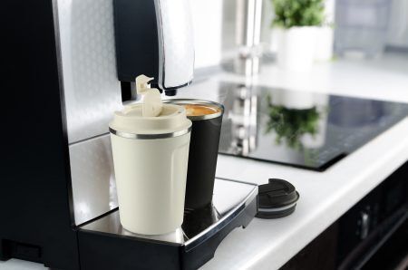 <br /><hr><br /><p><strong><span style="font-size: small;">ASOBU Двустенна термо чаша с вакуумна изолация “CAFE COMPACT“ </span></strong><br />• <strong>Двустенна вакуумна изолация<br /></strong>• <strong>Вместимост:</strong> 380 мл.<br />• <strong>Поддържа напитката охладена до 24 часа<br /></strong>• <strong>Поддържа напитката гореща до 12 часа</strong><br />• <strong>Не загрявайте на котлон или в микровълнова фурна</strong><br /><strong> • Не замразявайте и не слагайте във фризер</strong><br /><strong> • Мийте само на ръка</strong><br /><strong> •100% без съдържание на Бисфенол А /BPA/.</strong><br />• <strong>Размери:</strong> 8,9 x 13,3 см <br />• <strong>Тегло:</strong> 0,280 кг<br />• <strong>Материал:</strong> неръждаема стомана 18/8<br />• <strong>Цвят:</strong> бял<br /><strong>Производител: ASOBU / Канада</strong></p><br />Марка: ASOBU <br />Модел: ASOBU - BF22 WHITE<br />Доставка: 2-4 работни дни<br />Гаранция: 2 години
