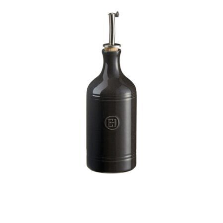 <br /><hr><br /><p><span style="color: #000000;"><strong>EMILE HENRY Керамична бутилка за олио с дозатор OIL CRUET <br /></strong></span><span style="color: #000000;">• <strong>Ръчно изработена от 100% естествени материали<br />• Устойчива на температури: </strong>- 20º С до + 270º С<strong><br />• Висока устойчивост на надраскване <br /></strong>• </span><strong><span style="color: #000000;">Материал: </span> <span style="color: #ff0000;">HR® Ceramic (High Resistance) <span style="color: #000000;">/</span></span></strong><span style="color: #ff0000;"><span style="color: #000000;"> Високо устойчива керамика</span></span><strong><span style="color: #ff0000;"><span style="color: #000000;"> / </span><br /><span style="color: #000000;">• Без съдържание на олово, кадмий и никел<br />• Дозатор от стомана и коркова основа, с капак</span><br /><span style="color: #000000;">• Външен размер:  </span></span></strong><span style="color: #000000;">7,5 х 24 см (ДхВ)<br /><strong>• Вътрешен размер: </strong>6 х 17 см (ДхВ)<br />• <strong>Вместимост:</strong> 0,4 литра<br /><strong>• Тегло: </strong>0,39 кг<br />• <strong>Цвят: </strong>черен<br />• <strong>Подходяща за: </strong>фурна / микровълнова фурна / фризер / съдомиялна машина<br /><strong>Производител: EMILE HENRY / Франция</strong></span></p><br />Марка: Emile Henry <br />Модел: EH 0215-79<br />Доставка: 2-4 работни дни<br />Гаранция: 2 години