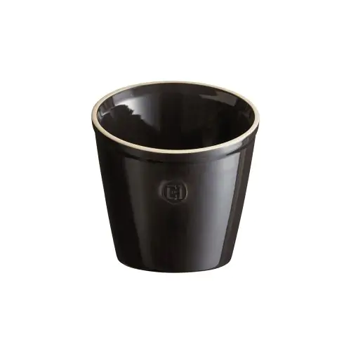 EMILE HENRY Керамичен съд за прибори UTENSIL POT - цвят черен