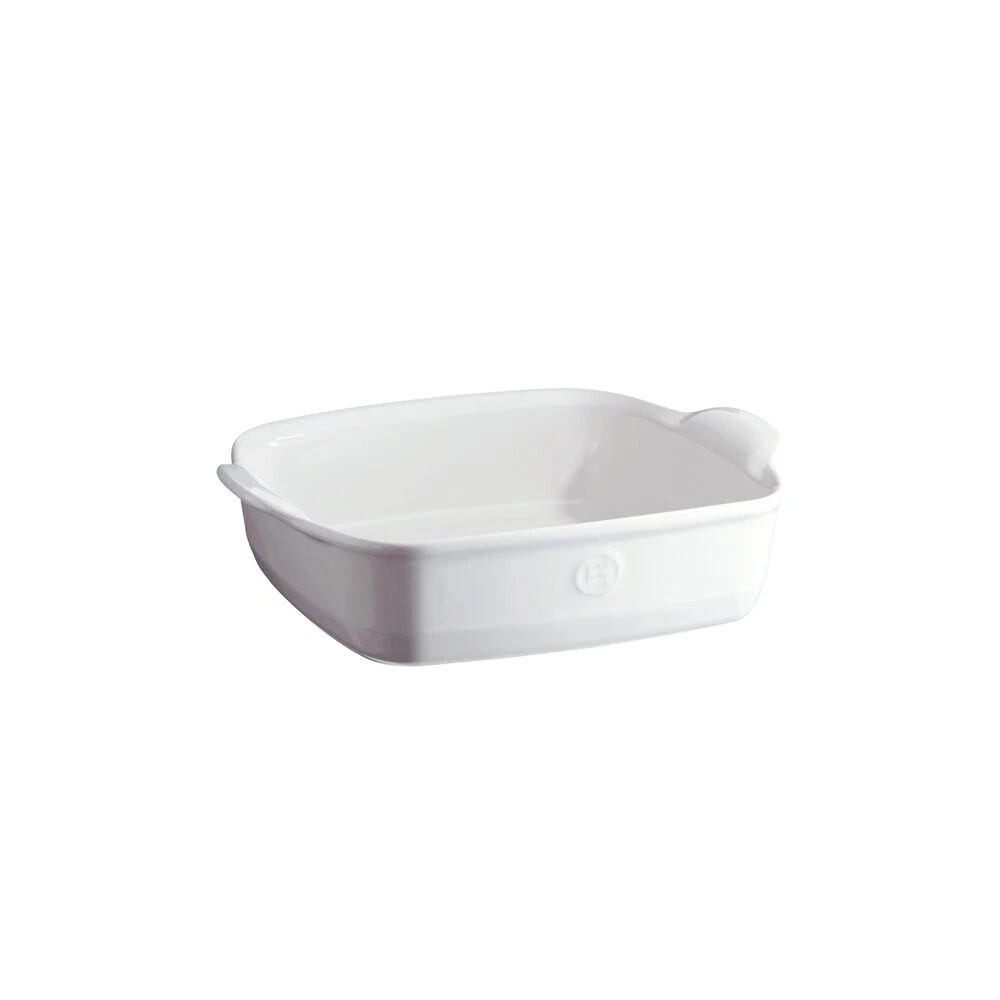 EMILE HENRY Керамична тава „SQUARE OVEN DISH“- 22х22см – цвят бял