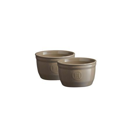 <p><span style="color: #000000;"><strong>EMILE HENRY Комплект 2 броя керамични купички / рамекини "RAMEKINS SET N°9" <br />• В комплекта: </strong>2 бр купички</span><br /><span style="color: #000000;">• <strong>Ръчно изработени от 100% естествени материали<br />• Устойчиви на температури: </strong>- 20º С до + 270º С<strong><br />• Равномерно разпределение на топлината<br />• Задържат топлината на ястието по-дълго от обикновените съдове<br />• Висока устойчивост на надраскване <br /></strong>• </span><strong><span style="color: #000000;">Материал:</span>  <span style="color: #ff0000;">HR® Ceramic (High Resistance) <span style="color: #000000;">/</span></span></strong><span style="color: #ff0000;"><span style="color: #000000;"> Високо устойчива керамика</span></span><strong><span style="color: #ff0000;"><span style="color: #000000;"> / </span><br /><span style="color: #000000;">• Без съдържание на олово, кадмий и никел</span><br /><span style="color: #000000;">• Размери:  </span></span></strong><span style="color: #000000;">Ø 9 см  х 5,5 см (h)<br />• <strong>Вместимост:</strong> 0,15 литра<br /><strong>• Тегло: </strong>0,42 кг<br />• <strong>Цвят: </strong>сиво-бежов<br />• <strong>Подходяща за: </strong>фурна / микровълнова фурна / фризер / съдомиялна машина<br /><strong>Производител: EMILE HENRY / Франция</strong></span></p><br />Марка: Emile Henry <br />Модел: EH 4009-95<br />Доставка: 2-4 работни дни<br />Гаранция: 2 години
