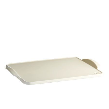 <p><strong>EMILE HENRY Керамична плоча за печене "BAKING TRAY"</strong><br />• <strong>Ръчно изработена от 100% естествени материали<br />• Устойчива на температури: </strong>- 20º С до + 270º С<strong><br />• Равномерно разпределение на топлината<br />• Задържа топлината на ястието по-дълго от обикновените съдове<br />• Висока устойчивост на надраскване <br /></strong>• <strong>Материал:  <span style="color: #ff0000;">HR® Ceramic (High Resistance) <span style="color: #000000;">/</span></span></strong><span style="color: #ff0000;"><span style="color: #000000;"> Високо устойчива керамика</span></span><strong><span style="color: #ff0000;"><span style="color: #000000;"> / </span><br /><span style="color: #000000;">• Без съдържание на олово, кадмий и никел</span><br /><span style="color: #000000;">• Външен размер вкл.дръжките: </span></span></strong><span style="color: #ff0000;"><span style="color: #000000;">41,7 х 31,4 х 3,1 см<br /></span></span><span style="color: #ff0000;"><span style="color: #000000;"><strong>• Тегло: </strong>2,25 кг</span><br /><span style="color: #000000;">• <strong>Цвят: </strong>екрю</span><br /><span style="color: #000000;">• <strong>Подходяща за: </strong>фурна / микровълнова фурна / фризер / съдомиялна машина</span><br /><strong><span style="color: #000000;">Производител: EMILE HENRY / Франция</span></strong></span></p><br />Марка: Emile Henry <br />Модел: EH 5042-50<br />Доставка: 2-4 работни дни<br />Гаранция: 2 години