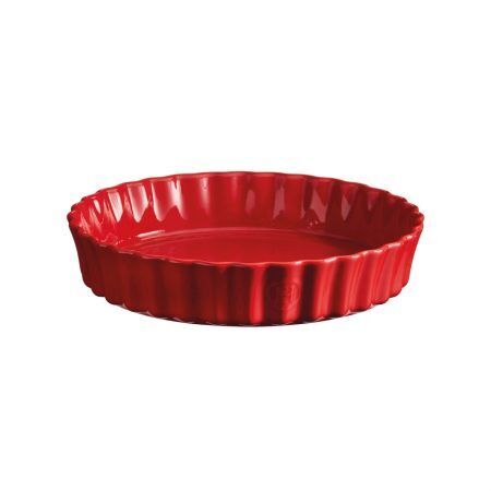 <p><span style="color: #000000;"><strong>EMILE HENRY Керамична дълбока форма за тарт "DEEP FLAN DISH" </strong></span><br /><span style="color: #000000;">• <strong>Ръчно изработена от 100% естествени материали<br />• Устойчива на температури: </strong>- 20º С до + 270º С<strong><br />• Равномерно разпределение на топлината<br />• Задържа топлината на ястието по-дълго от обикновените съдове<br />• Висока устойчивост на надраскване <br /></strong>• </span><strong><span style="color: #000000;">Материал:</span>  <span style="color: #ff0000;">HR® Ceramic (High Resistance) <span style="color: #000000;">/ </span></span></strong><span style="color: #ff0000;"><span style="color: #000000;">Високо устойчива керамика</span></span><strong><span style="color: #ff0000;"><span style="color: #000000;"> / </span><br /><span style="color: #000000;">• Без съдържание на олово, кадмий и никел</span><br /><span style="color: #000000;">• Външен диаметър: </span></span></strong><span style="color: #ff0000;"><span style="color: #000000;">Ø </span></span><span style="color: #ff0000;"><span style="color: #000000;">28 см</span></span><span style="color: #ff0000;"><br /><strong><span style="color: #000000;">• Вътрешен диаметър: </span></strong><span style="color: #000000;">Ø</span><span style="color: #000000;"> 26,5</span><span style="color: #000000;"> см<br />• <strong>Височина:</strong> 6 см<br /></span></span><span style="color: #ff0000;"><span style="color: #000000;">• <strong>Вместимост:</strong> 1,98 литра</span><br /><span style="color: #000000;"><strong>• Тегло: </strong>1,38 кг</span><br /><span style="color: #000000;">• <strong>Цвят: </strong>червен</span><br /><span style="color: #000000;">• <strong>Подходяща за: </strong>фурна / микровълнова фурна / фризер / съдомиялна машина</span><br /><strong><span style="color: #000000;">Производител: EMILE HENRY / Франция</span></strong></span></p><br />Марка: Emile Henry <br />Модел: EH 6028-34<br />Доставка: 2-4 работни дни<br />Гаранция: 2 години