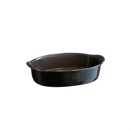 <p><strong>EMILE HENRY Керамична овална тава за печене "SMALL OVAL OVEN DISH" </strong><br />• <strong>Ръчно изработена от 100% естествени материали<br />• Устойчива на температури: </strong>- 20º С до + 270º С<strong><br />• Равномерно разпределение на топлината<br />• Задържа топлината на ястието по-дълго от обикновените съдове<br />• Висока устойчивост на надраскване <br /></strong>• <strong>Материал:  <span style="color: #ff0000;">HR® Ceramic (High Resistance) <span style="color: #000000;">/</span></span></strong><span style="color: #ff0000;"><span style="color: #000000;"> Високо устойчива керамика</span></span><strong><span style="color: #ff0000;"><span style="color: #000000;"> / </span><br /><span style="color: #000000;">• Без съдържание на олово, кадмий и никел</span><br /><span style="color: #000000;">• Външен размер вкл.дръжките: </span></span></strong><span style="color: #ff0000;"><span style="color: #000000;">27,5 х 17,5 х 7см<br />• <strong>Вътрешен размер:</strong> 23 х 16 х 5,5 см<br /></span></span><span style="color: #ff0000;"><span style="color: #000000;">• <strong>Вместимост:</strong> 1,3 литра</span><br /><span style="color: #000000;"><strong>• Тегло: </strong>0,92 кг</span><br /><span style="color: #000000;">• <strong>Цвят: </strong>черен</span><br /><span style="color: #000000;">• <strong>Подходяща за: </strong>фурна / микровълнова фурна / фризер / съдомиялна машина</span><br /><strong><span style="color: #000000;">Производител: EMILE HENRY / Франция</span></strong></span></p><br />Марка: Emile Henry <br />Модел: EH 9050-79<br />Доставка: 2-4 работни дни<br />Гаранция: 2 години