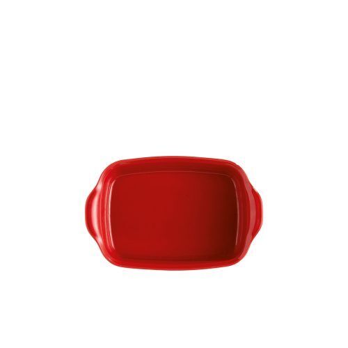 <p><strong>EMILE HENRY Керамична тава "INDIVIDUAL OVEN DISH"</strong><br />• <strong>Ръчно изработена от 100% естествени материали<br />• Устойчива на температури: </strong>- 20º С до + 270º С<strong><br />• Равномерно разпределение на топлината<br />• Задържа топлината на ястието по-дълго от обикновените съдове<br />• Висока устойчивост на надраскване <br /></strong>• <strong>Материал:  <span style="color: #ff0000;">HR® Ceramic (High Resistance) <span style="color: #000000;">/</span></span></strong><span style="color: #ff0000;"><span style="color: #000000;"> Високо устойчива керамика</span></span><strong><span style="color: #ff0000;"><span style="color: #000000;"> / </span><br />• <span style="color: #000000;">Без съдържание на олово, кадмий и никел</span><br /><span style="color: #000000;">• Външен размер вкл.дръжките: </span></span></strong><span style="color: #ff0000;"><span style="color: #000000;">22 х 14,5 х 5,5 см</span></span><span style="color: #ff0000;"><br /><strong><span style="color: #000000;">• Вътрешен размер: </span></strong><span style="color: #000000;">18 х 12,5 х 5 см<br /></span></span><span style="color: #ff0000;"><span style="color: #000000;">• <strong>Вместимост:</strong> 0,7 литра</span><br /><span style="color: #000000;"><strong>• Тегло: </strong>0,66 кг</span><br /><span style="color: #000000;">• <strong>Цвят: </strong>червен</span><br /><span style="color: #000000;">• <strong>Подходяща за: </strong>фурна / микровълнова фурна / фризер / съдомиялна машина</span><br /><strong><span style="color: #000000;">Производител: EMILE HENRY / Франция</span></strong></span></p><br />Марка: Emile Henry <br />Модел: EH 9649-34<br />Доставка: 2-4 работни дни<br />Гаранция: 2 години