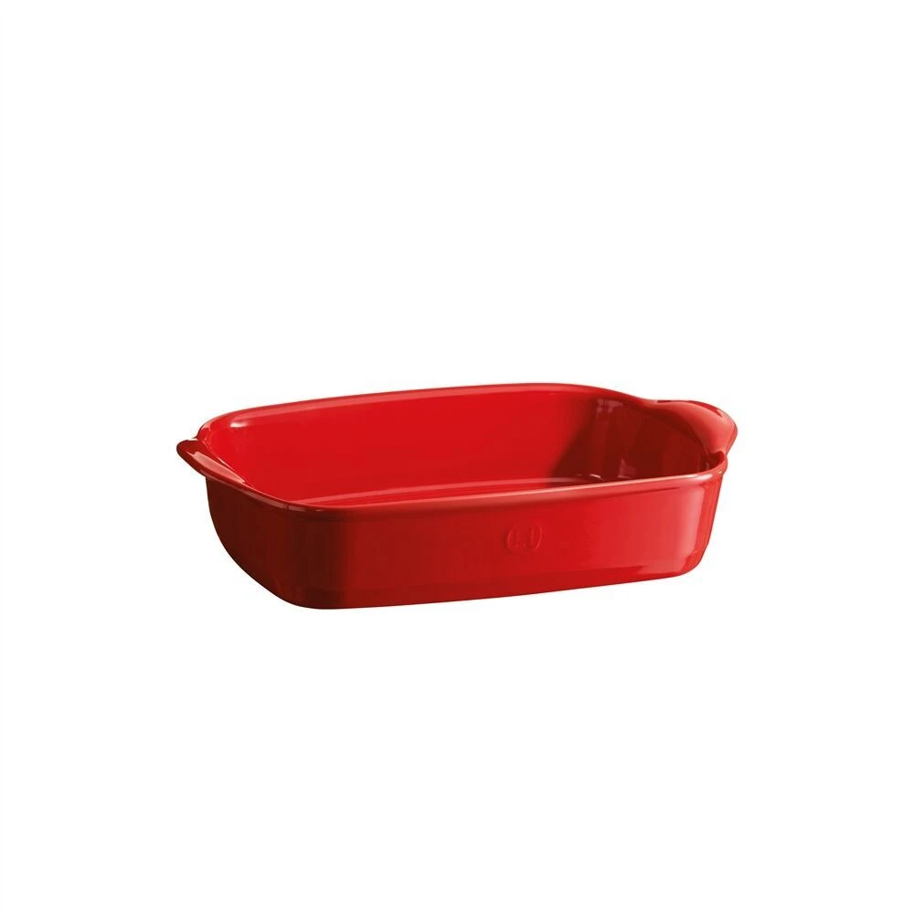 EMILE HENRY Керамична тава “ SMALL RECTANGULAR OVEN DISH“- 30х19 см – цвят червен