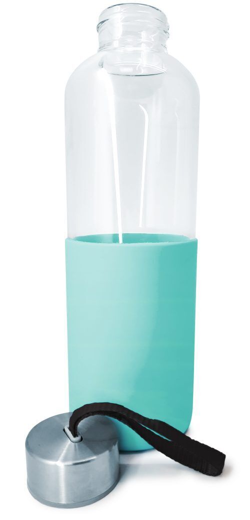 <p><strong>Стъклена бутилка със силиконов протектор - 600 мл. - зелена</strong></p>
<p>Размери на опаковката: 27 см/7 см/7 см.<br />Тегло: 0,320 кг.<br />Материал: Темперирано стъкло, силикон, стомана<br />Капацитет: 0.600 л.<br />Цвят: зелен<br />Производител: <strong>Vin Bouquet, Испания</strong><br /><br /></p><br />Марка: Vin Bouquet <br />Модел: VB FIH 402<br />Доставка: 2-4 работни дни<br />Гаранция: 2 години