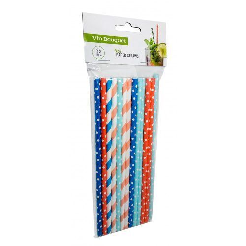 <p><strong>Nerthus Хартиени еко сламки - 25 бр.</strong><br /><span>Размери:<br />  • Дължина: 19,5 см.<br />  • Диаметър: Ø 8,5 мм.</span><br /><span>Материал: Хартия</span><br /><strong>Комплектът съдържа:<br /></strong><span>  • Хартиени сламки - 25 бр.</span><br /><span> </span><span>Производител: </span><strong>Vin Bouquet, Испания</strong></p><br />Марка: Vin Bouquet <br />Модел: VB FIK 458<br />Доставка: 2-4 работни дни<br />Гаранция: 2 години