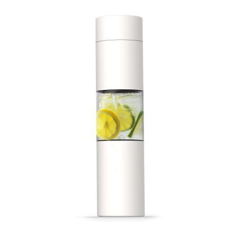 <p><strong><span style="font-size: small;">ASOBU Двустенна термо бутилка с инфузер за плодове “FLAVOUR U SEE“ </span></strong><br />• <strong>Двойни стени от неръждаема стомана</strong><br />• <strong>Прозрачен сектор изработен от тритан</strong><br />• <strong>Вместимост:</strong> 460 мл.<br />• <strong>Поддържа напитката охладена до 12 часа</strong><br />• <strong>За по-добър и здравословен вкус на вашата вода. </strong><br />• <strong>Размери:</strong> 24,1 x 5,7 см <br />• <strong>Материал:</strong> тритан ( 100 % без BPA) , неръждаема стомана<br />• <strong>Цвят:</strong> бял <br />• <strong>Не загрявайте на котлон или в микровълнова фурна</strong><br /><strong> • Не замразявайте и не слагайте във фризер </strong><br /><strong>• Мийте само на ръка</strong><br /><strong>Производител: ASOBU / Канада</strong></p><br />Марка: ASOBU <br />Модел: ASOBU - SWG15 WHITE<br />Доставка: 2-4 работни дни<br />Гаранция: 2 години