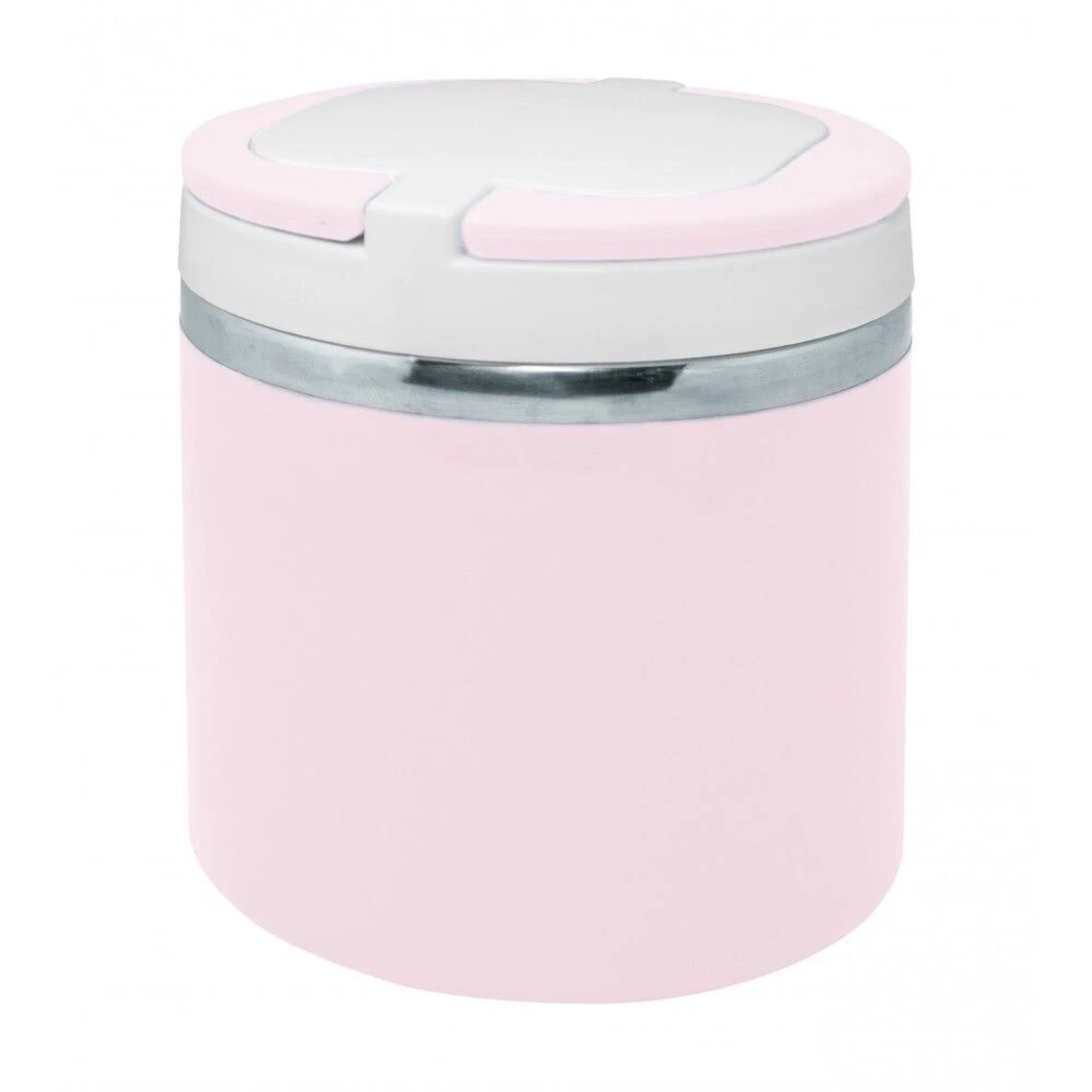 Nerthus Стоманена кутия за храна – цвят “ПАСТЕЛНО РОЗОВ“ – 700 мл.