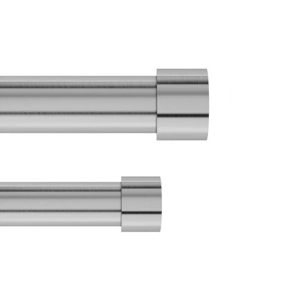 UMBRA Двоен корниз “CAPPA“ – цвят никел – размер 91-167 см.