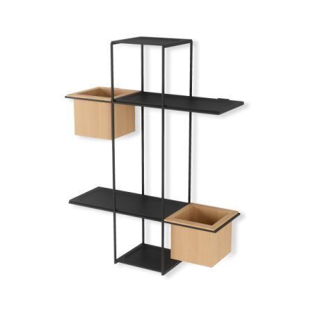 <p><span style="font-size: small;"><strong>UMBRA Стенна етажерка с кашпи“CUBIST“ </strong></span><br /><span style="font-size: small;"><strong>• </strong></span><strong>Цвят: </strong>натурално дърво / черен<br />•<strong> Габаритен размер: </strong>64 х 16 х 48 cm<br />• <strong>Материал:</strong> метал / бук<br />• <strong>Тегло:</strong> 3,100 кг<br />•<strong> В комплект с монтажен хардуер </strong><strong><br /></strong><em><strong>DESIGN: Sung Wook Park</strong></em></p><br />Марка: Umbra HK Limited <br />Модел: UMBRA 1013878-427<br />Доставка: 2-4 работни дни<br />Гаранция: 2 години