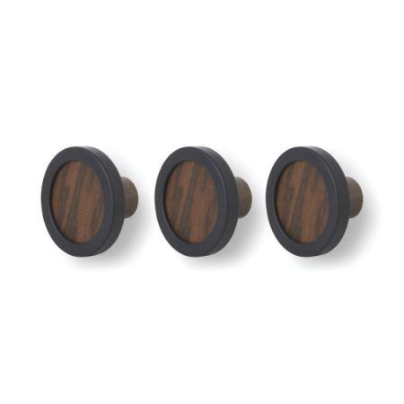 <p><span style="font-size: small;"><strong>UMBRA Комплект от 3 бр закачалки “HUB“</strong></span><br /><span style="font-size: small;"><strong>• </strong></span><strong>Цвят: </strong>черен / орех<br />•<strong> Закачане на стена (с включени елементи)</strong><br />• <strong>Размер на 1 бр закачалка:</strong> 7 x 7 х 7 cм<br />•<strong> Тегло:</strong> 0,200 кг<br />• <strong>Размер на опаковката:</strong> 22 х 8 х 9 см<br />• <strong>Материал:</strong> естествено дърво, метал, гума<br />• <strong>Максимално натоварване на всяка закачалка:</strong> 2,3 кг<br /><strong>Производител: UMBRA / Канада<br /></strong><em><strong>DESIGN: JORDAN MURPHY</strong></em></p><br />Марка: Umbra HK Limited <br />Модел: UMBRA 318833-048<br />Доставка: 2-4 работни дни<br />Гаранция: 2 години