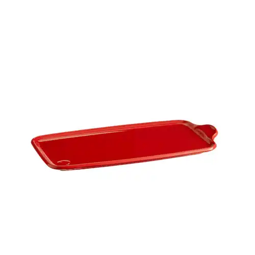 EMILE HENRY Плоча "APPETIZER PLATTER" - размер L - цвят червен