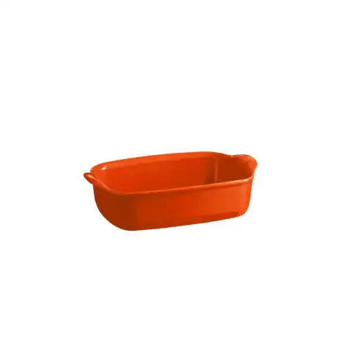 EMILE HENRY Керамична тава "INDIVIDUAL OVEN DISH"- 22х15см - цвят оранжев