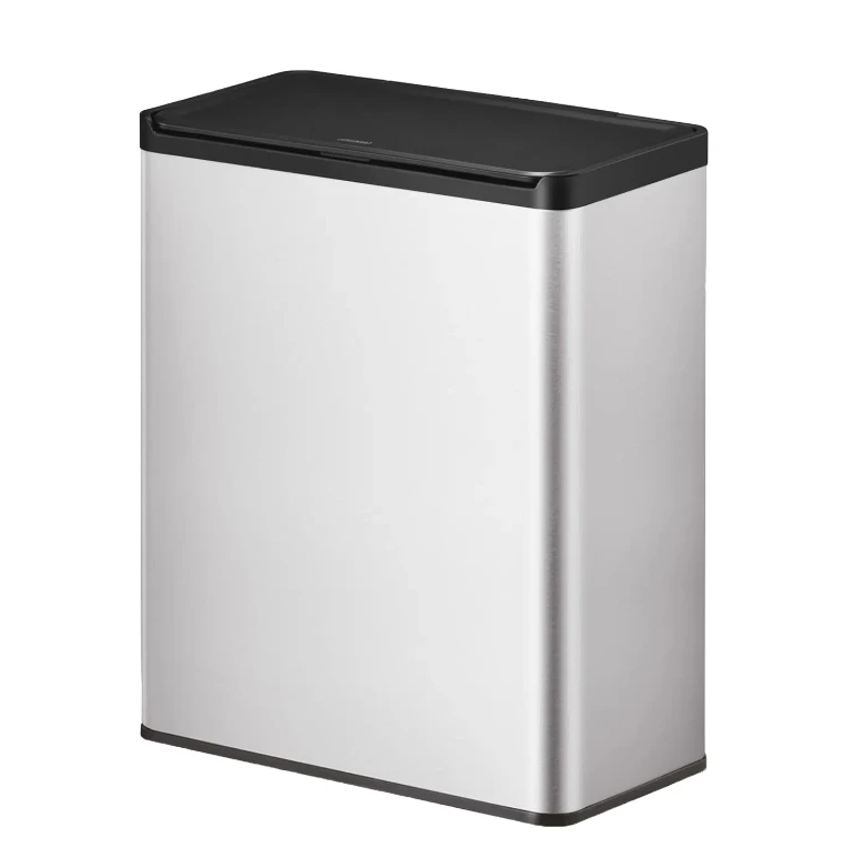 EKO Кош за разделно събиране “ESSENTIAL TOUCH“ - 2 х 20 л - хром мат