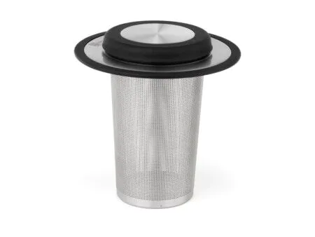 BREDEMEIJER Стоманен филтър за чай с подложка размер XL