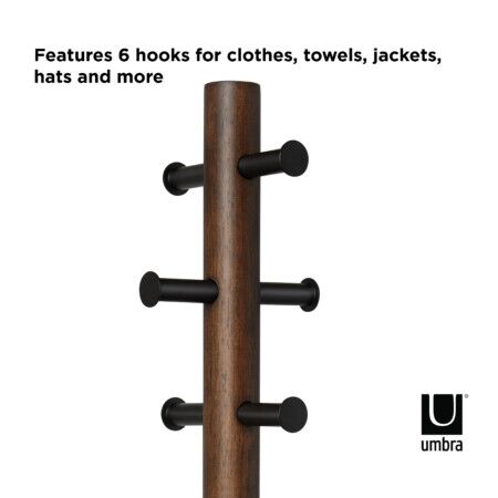 <p><strong>UMBRA Закачалка със стол “PILLAR STOOL“</strong><br /><span><strong>• </strong></span><strong>Цвят:</strong><span> орех<br /><strong>• Материал:</strong> каучуково дърво, стомана</span><br /><span>• </span><strong>Размери:</strong><span> <span>50 х 50 х </span>165 см.</span><br /><span>•<strong> Размери на опаковката</strong></span><strong>:</strong><span> 67 х 46 х 11 см.<br />•<strong> Тегло:</strong> 6,79 кг. </span><br /><span>• </span><strong>С включен комплект за монтаж</strong><br /><strong>Производител: UMBRA / Канада</strong><br /><em><strong>DESIGN: NATE ASIS</strong></em></p><br />Марка: Umbra HK Limited <br />Модел: UMBRA 1014257-048<br />Доставка: 2-4 работни дни<br />Гаранция: 2 години