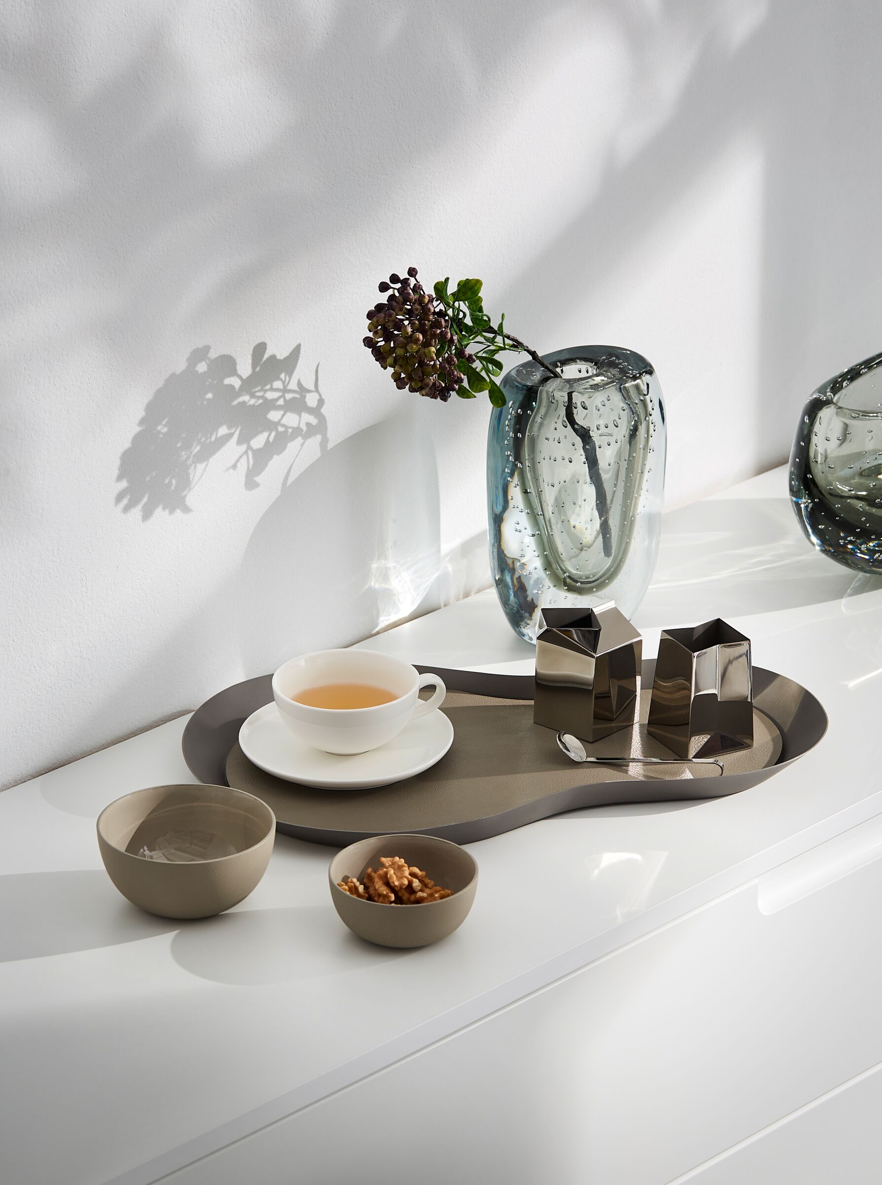 PHILIPPI Стъклена ваза “AMARA“ – ниска