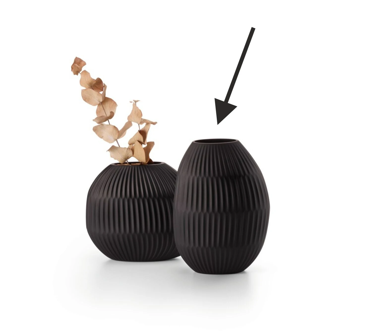 PHILIPPI Стъклена ваза “NOIR“ - висока