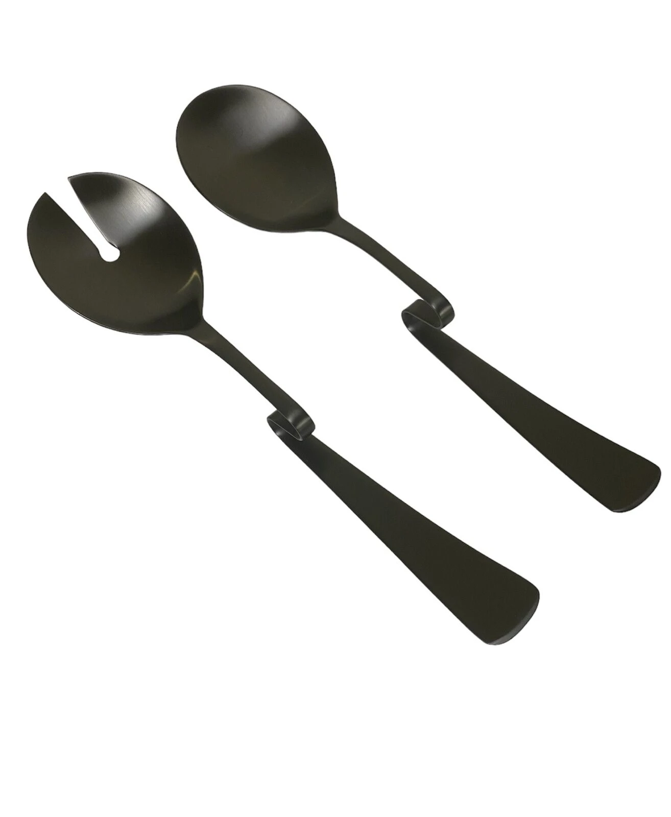 HERDMAR Прибори за салата “CARMIL“ - 2 части - черен мат