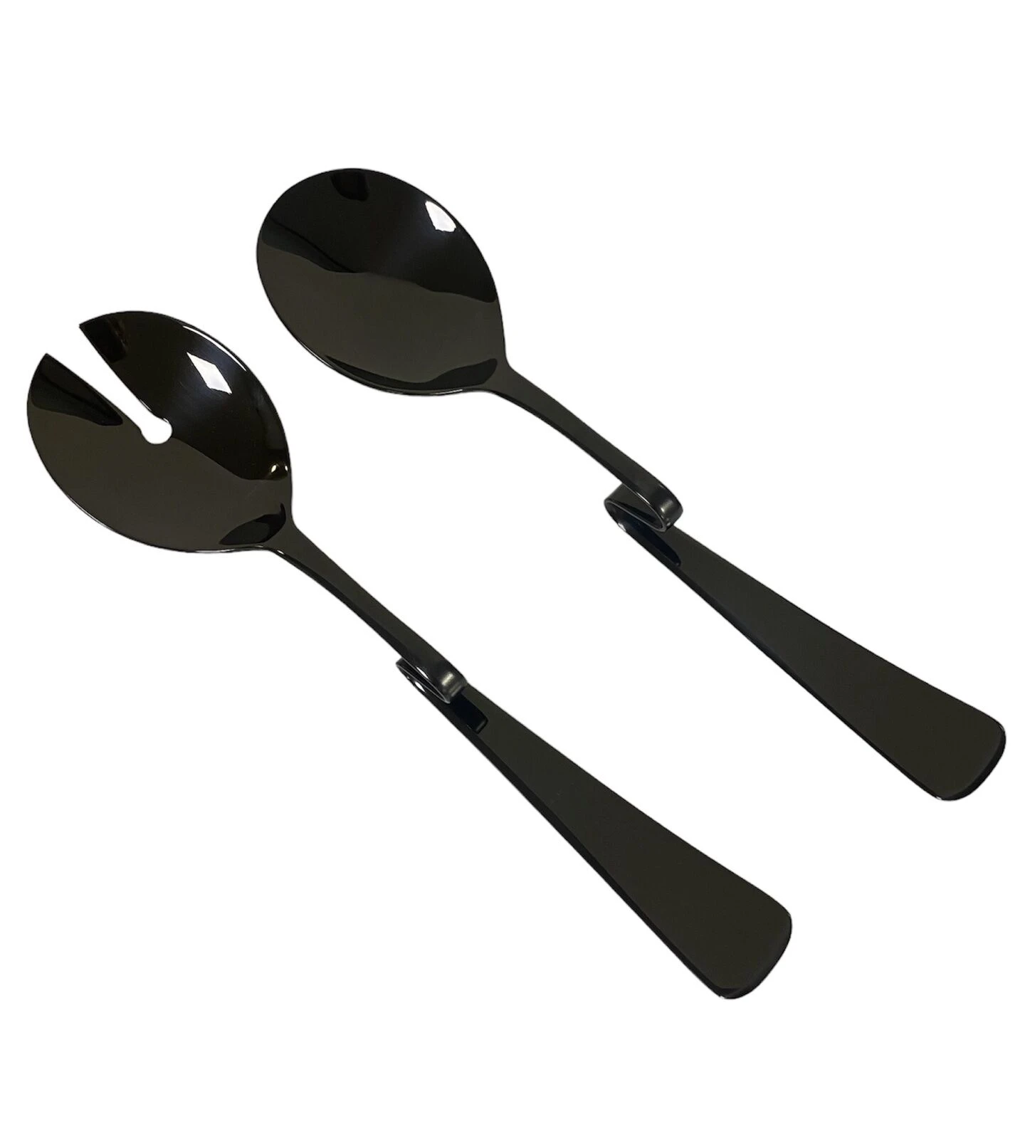 HERDMAR Прибори за салата “CARMIL“ - 2 части - черни