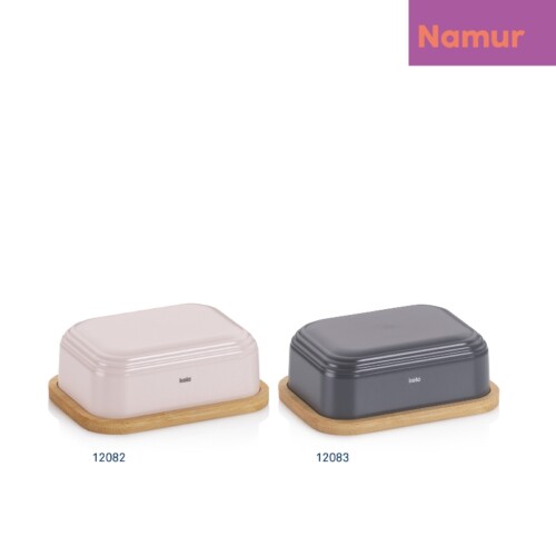 <p><strong>KELA Кутия за масло “Namur“ - бежова</strong><br /><strong>• Материал: </strong><span>Пластмаса, бамбук</span><strong><br /><strong>• Рамери: </strong></strong><span>15,5 х 11,5 х 6 см (ДхШхВ)<br /><strong>• FCS сертификат</strong> (за отговорно стопанисвани гори)</span><strong><br /></strong><strong>Производител: KELA / Германия</strong></p><br />Марка: KELA <br />Модел: KELA 12082<br />Доставка: 2-4 работни дни<br />Гаранция: 2 години