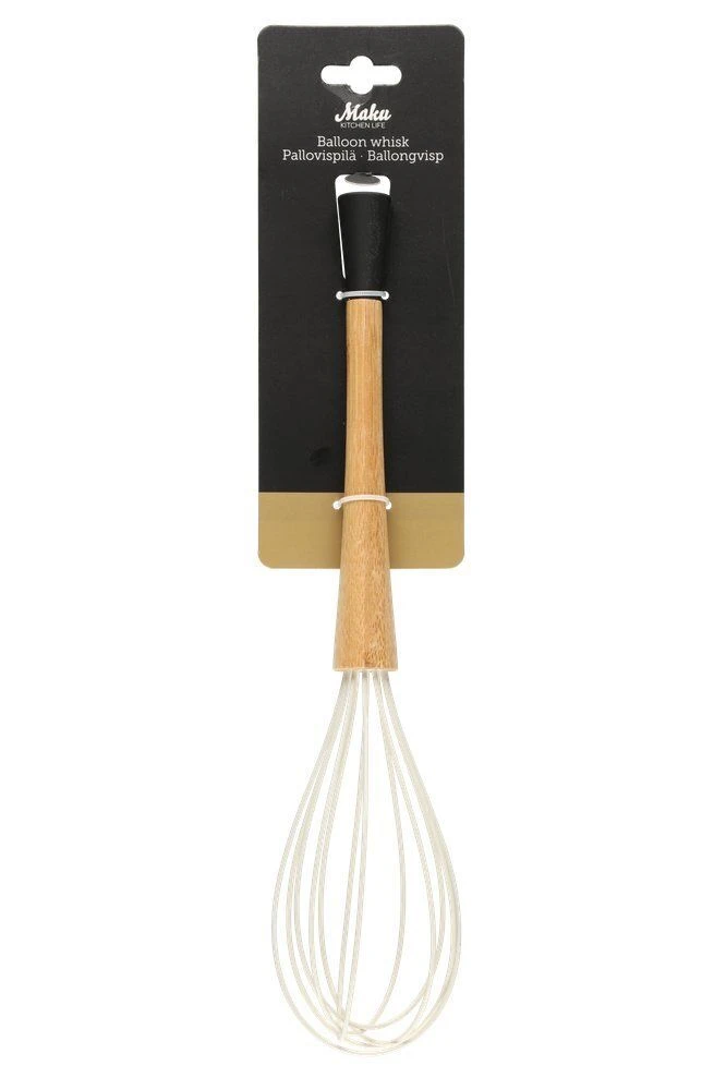 MAKU Силиконов тел с бамбукова дръжка