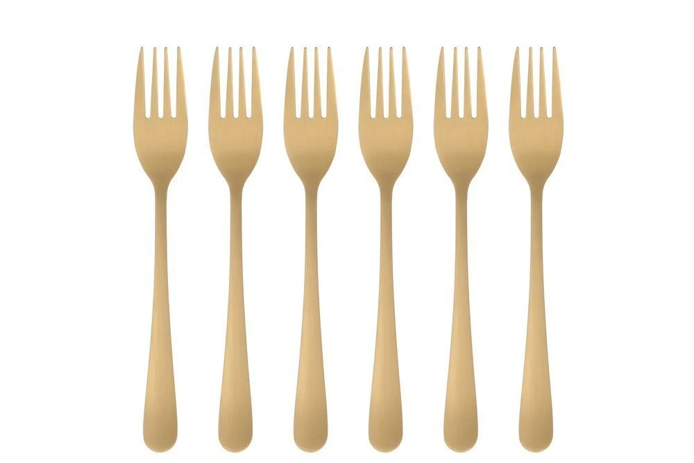 MAKU Десертни вилички 6 бр. - златни