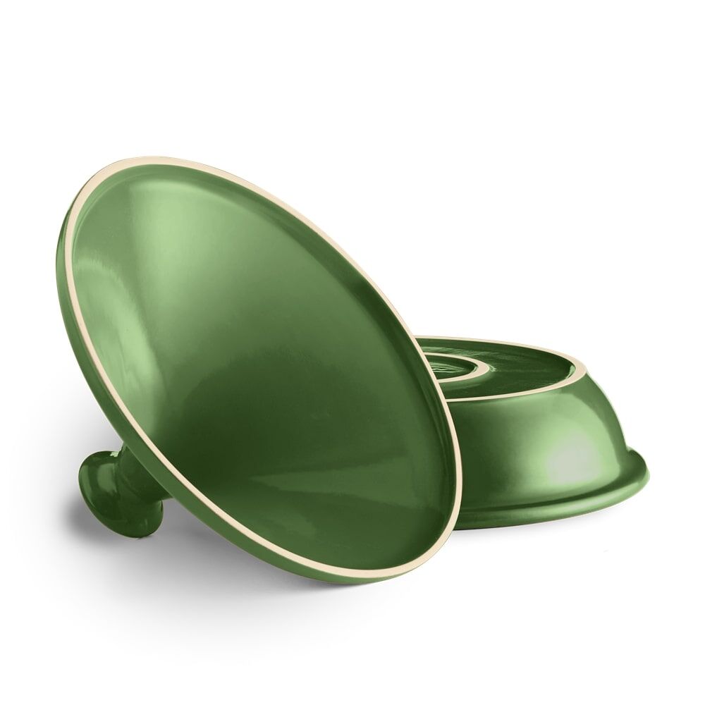 EMILE HENRY Керамичен тажин – Ø 32 см – цвят зелен