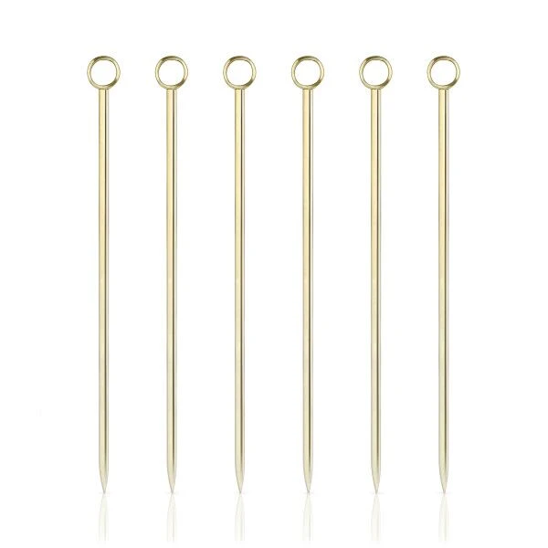 VISKI Коктейлни клечки 6бр. “Gold“