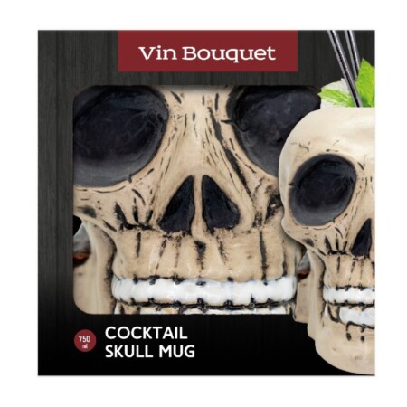 <p><strong>Vin Bouquet Порцеланова чаша за коктейли ЧЕРЕП - 750 мл.</strong><br /><span><strong>• Размери:</strong> <span>14 x 14 x 12 </span>см.</span><br /><span><strong>• Тегло:</strong> 0,546 кг.</span><br /><span><strong>• Материал:</strong> Порцелан</span><br /><span><strong>• Капацитет:</strong> 0,750 л.<br /><strong>• Дизайн:</strong> Череп<br /><strong>• Подходяща за съдомиялна машина</strong></span><br /><strong>Производител: Vin Bouquet, Испания</strong></p><br />Марка: Vin Bouquet <br />Модел: VB FIA 1402<br />Доставка: 2-4 работни дни<br />Гаранция: 2 години