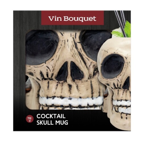 <p><strong>Vin Bouquet Порцеланова чаша за коктейли ЧЕРЕП - 750 мл.</strong><br /><span><strong>• Размери:</strong> <span>14 x 14 x 12 </span>см.</span><br /><span><strong>• Тегло:</strong> 0,546 кг.</span><br /><span><strong>• Материал:</strong> Порцелан</span><br /><span><strong>• Капацитет:</strong> 0,750 л.<br /><strong>• Дизайн:</strong> Череп<br /><strong>• Подходяща за съдомиялна машина</strong></span><br /><strong>Производител: Vin Bouquet, Испания</strong></p><br />Марка: Vin Bouquet <br />Модел: VB FIA 1402<br />Доставка: 2-4 работни дни<br />Гаранция: 2 години