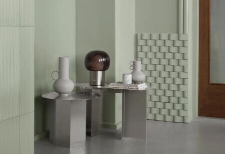 BLOMUS Ароматна свещ FRABLI размер L – цвят Sharkskin – аромат Tonga