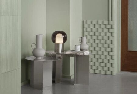 BLOMUS Ароматна свещ FRABLI размер L – цвят Sharkskin – аромат Tonga